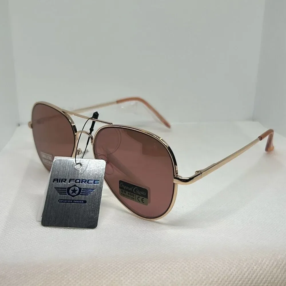 Air Force Aviator Unisex Flat Sunglasses